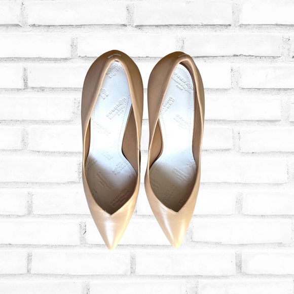 Maison Martin Margiela Nude Leather Heels - Picture 2 of 6